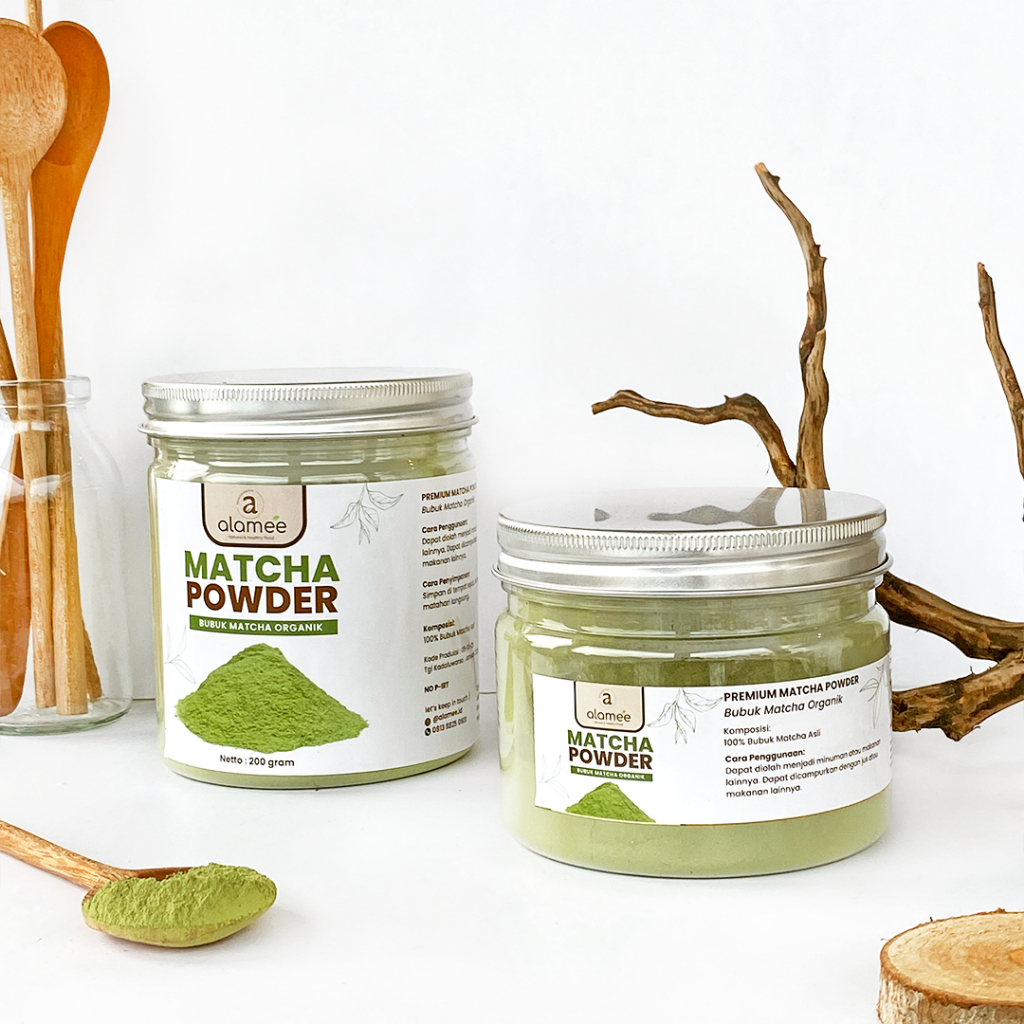 

ALAMEE Matcha Powder Minuman Teh Matca Tea Bubuk Premium Tanpa Gula