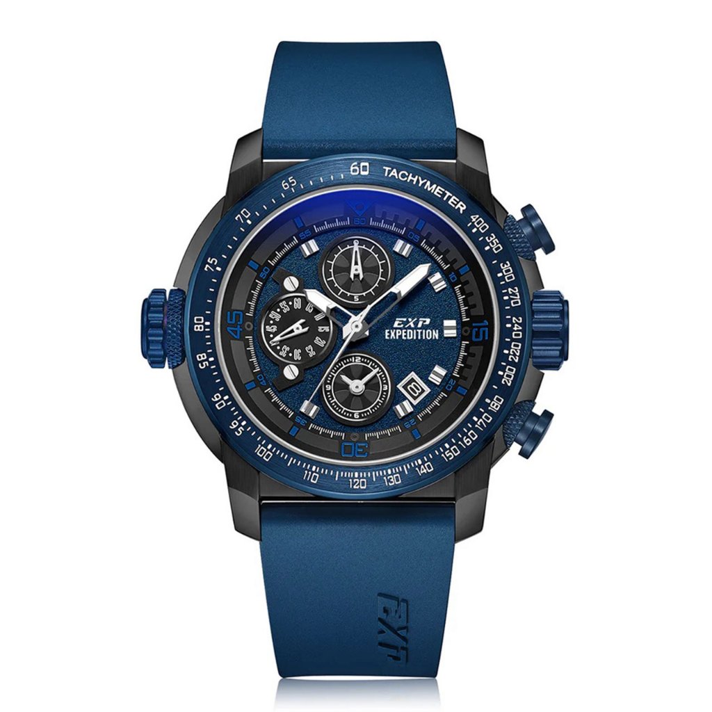 Jam Tangan Pria Analog Expedition 6335GC E6335 E 6335 GC 6335 GCRUBBU Original Garansi Resmi
