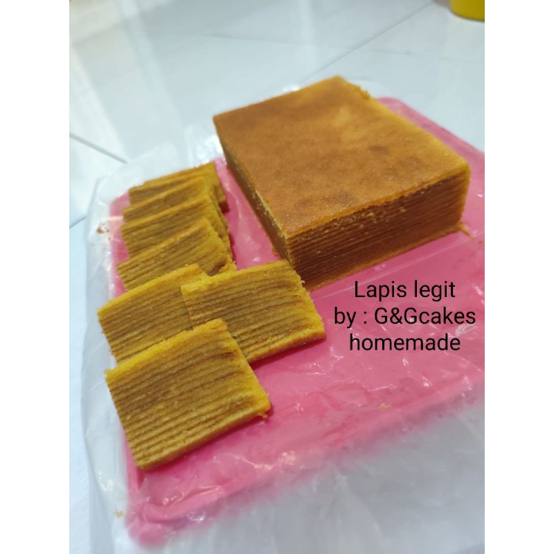 

lapis legit khas bangka Homemade//original (fresh ada orderan baru dibikin)