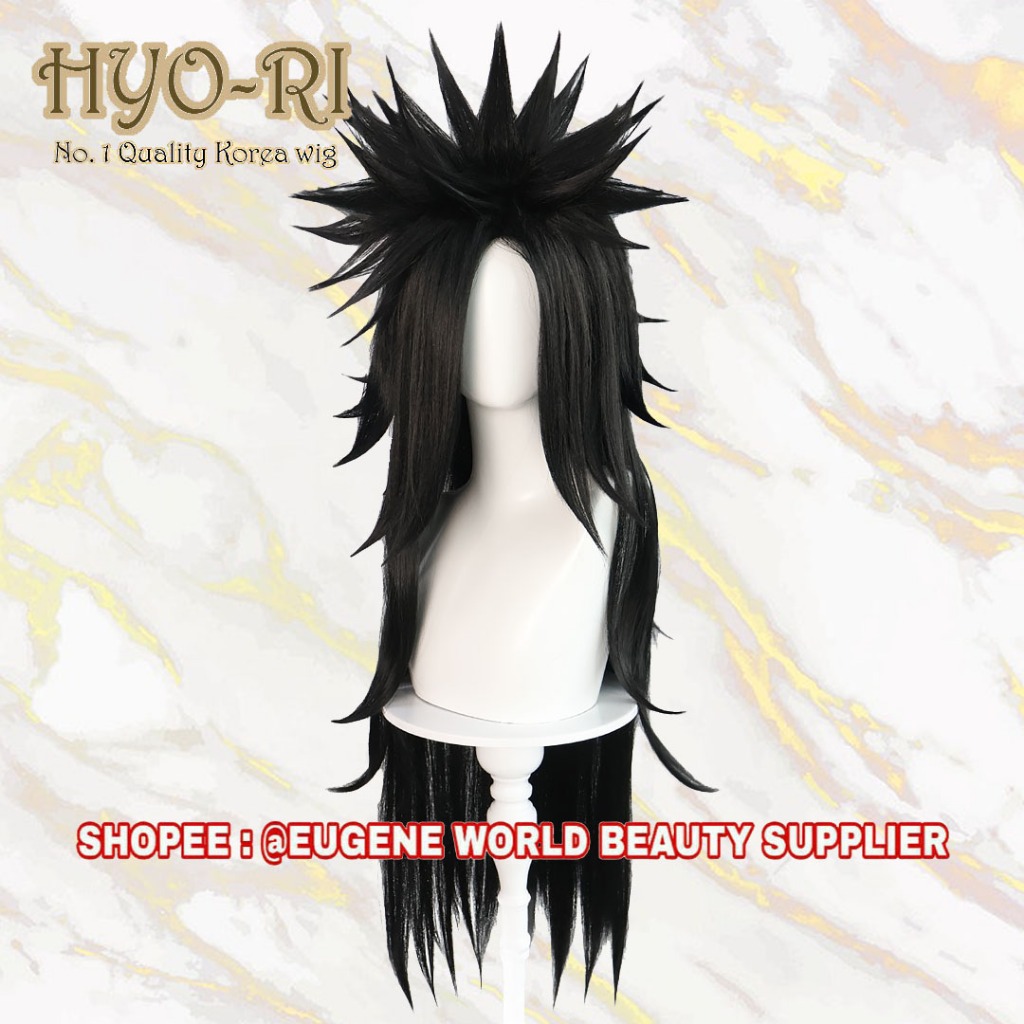 READY STOCK - WIG UCHIHA MADARA WIG MADARA UCHIHA WIG COSPLAY ANIME NARUTO WIG COSPLAY ANIME NARUTO 