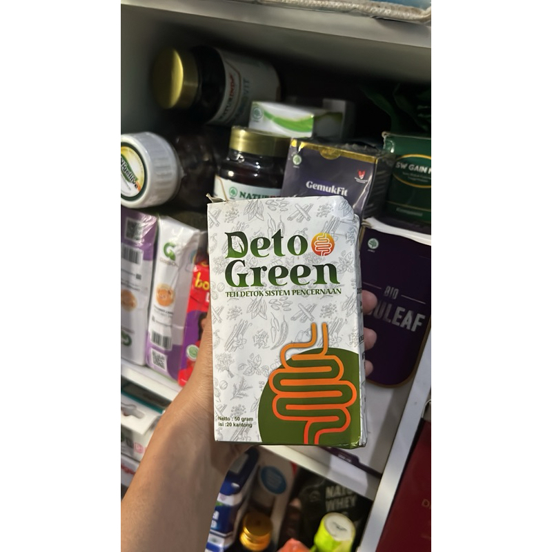 

Detto Green, Teh detox sistem pencernaan 50 gr 20 kantong