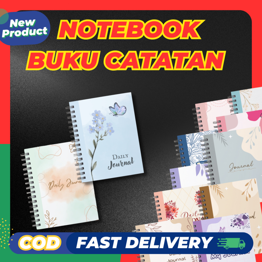

Notebook A5 Motif Estetik – Buku Catatan A5 Serbaguna untuk Sekolah, Kerja, dan Harian