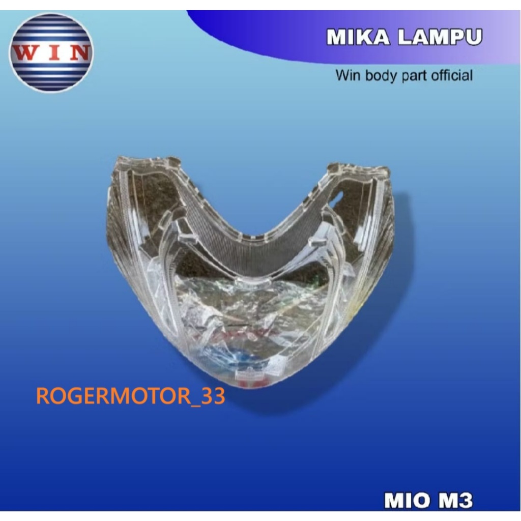 MIKA REFLEKTOR LAMPU DEPAN MIO M3 MERK WIN ORI
