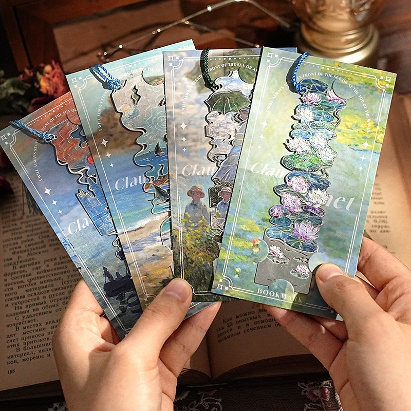 

Promo Pembatas Buku Logam / Bookmark Metal / Penanda Buku Lukisan Van Gogh (Tassel / Pita Ikat) Cat