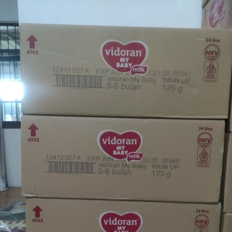 Vidoran 0-6 Bulan 125g/karton/24 Box