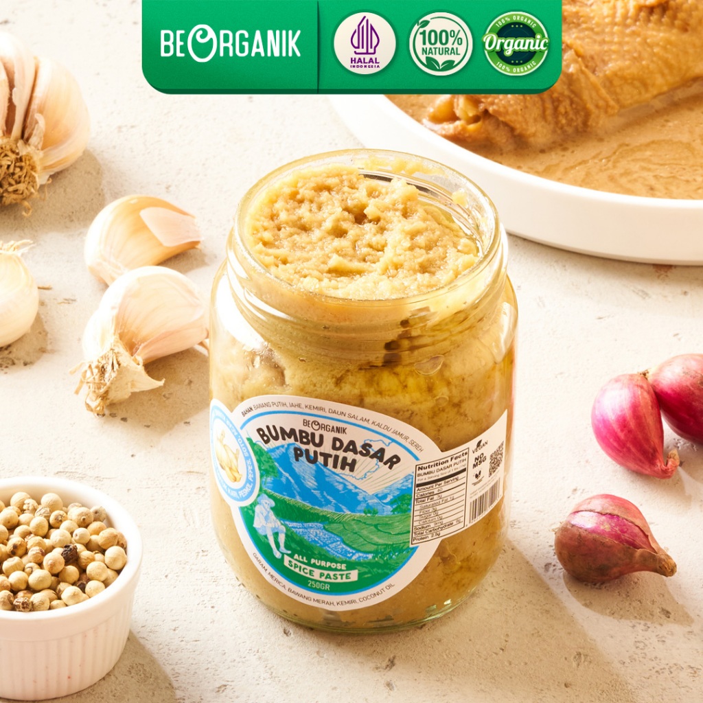 

Bumbu Dasar PUTIH Beorganik 250gr NO MSG, Organik dan Sehat