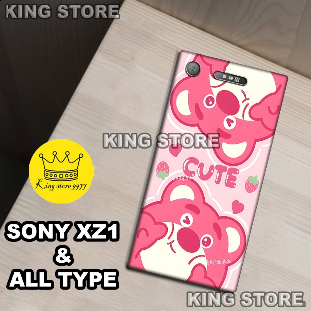 (KS4)  Softcase karet untuk SONY XZ1 Motif gambar karakter Cewek/casing SONY XZ1 terbaru/kesing hp/s