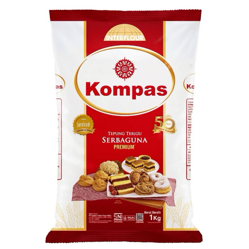 

Tepung Terigu Kompas 1kg