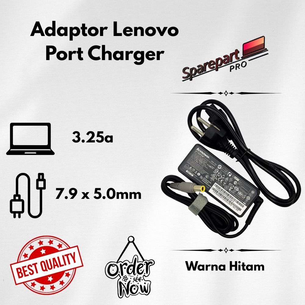 Nice Quality Adaptor Charger Laptop Le Thinkpad X201 X201S X201T X220 X220I X300 X301 3.25a 8pin - G