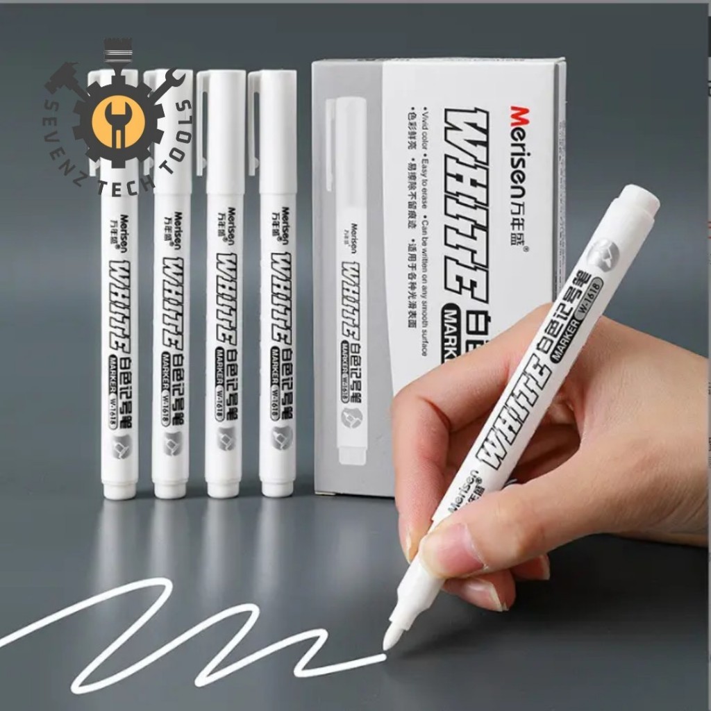 

[MURAH]SPIDOL PERMANENT PUTIH SPIDOL PUTIH CAT PERMANENT CEPAT KERING TIDAK MUDAH LUNTUR TAHAN AIR