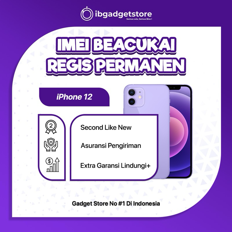 12 Imei BC Regis Permanen Like New Bergaransi
