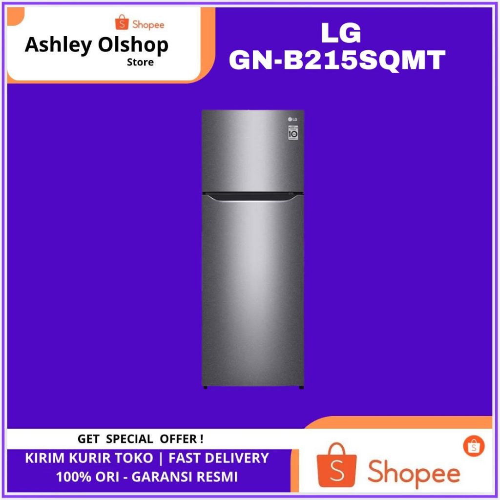 LG KULKAS 2 PINTU | LG GN-B215SQMT | GNB215SQMT | KULKAS LG 2 PINTU