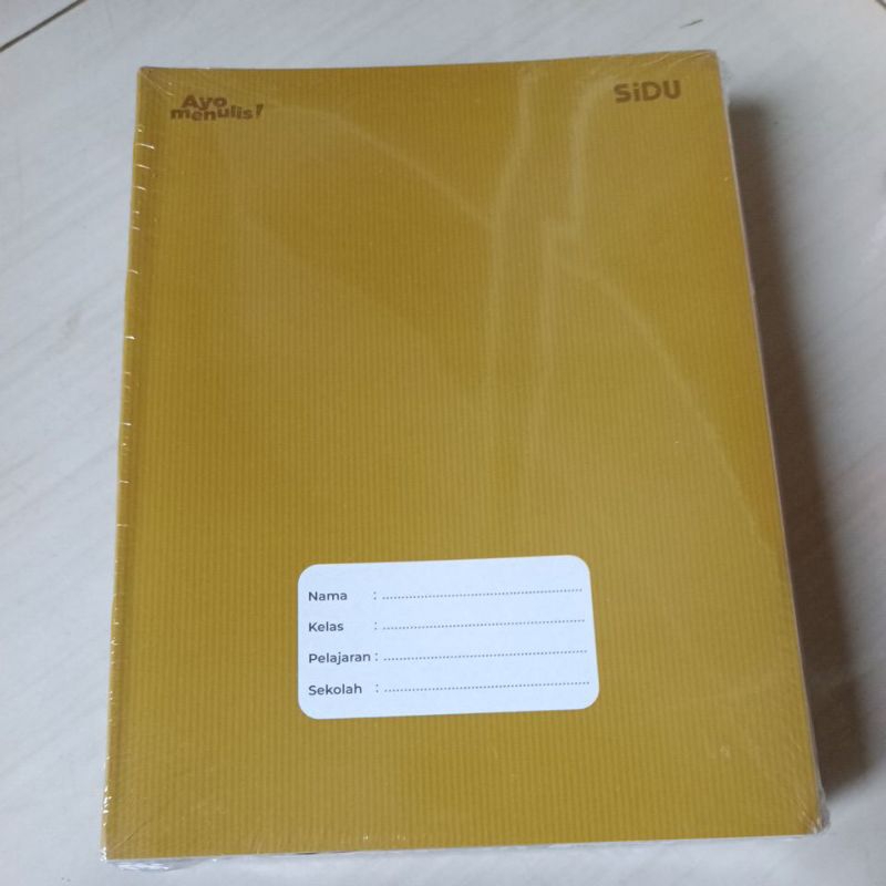

BUKU TULIS / BUKU TULIS SIDU SAMPUL COKLAT 1 Pack ( isi 10 )