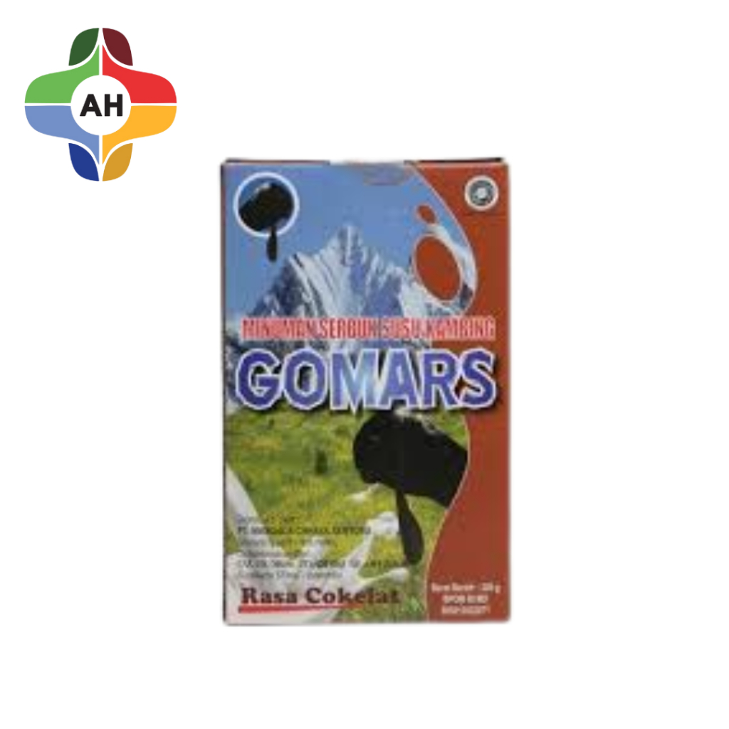 

Gomars Susu Kambing Etawa Bubuk Putih Rasa Coklat