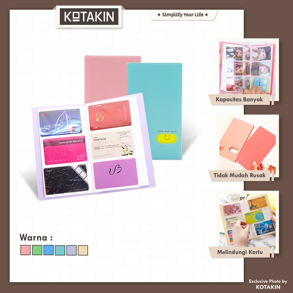 

Album Foto Polaroid Waterproof 120 Slot Buku Album Tempat Photocard Kpop Collect Book Binder Photocard Holder
