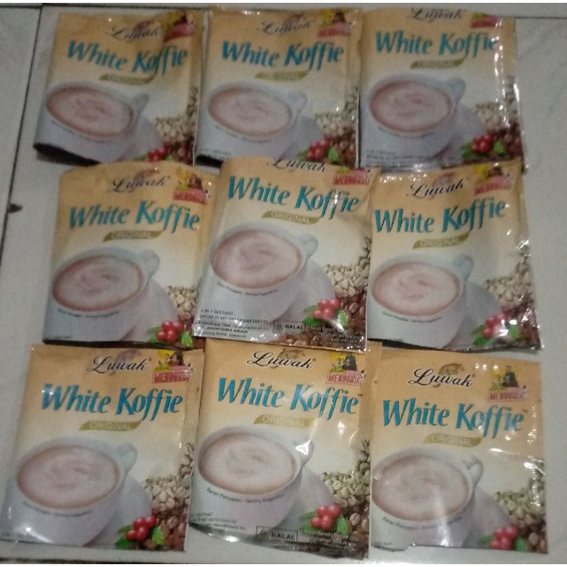 

Bungkus kopi luwak white coffee untuk bahan kerajinan per 50 pcs