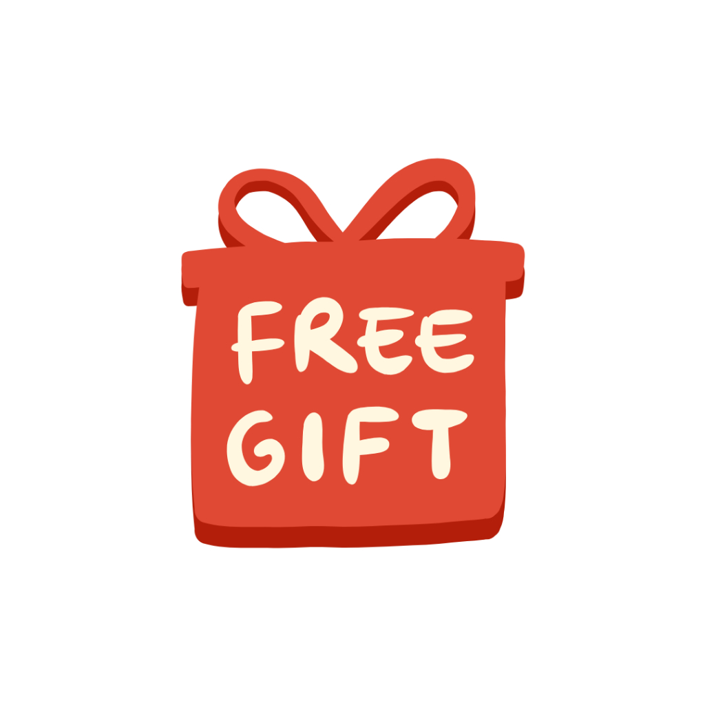 Free Gift Random (Cermin Bulat Mini, Ikat Rambut Bulu, Scrunchie)