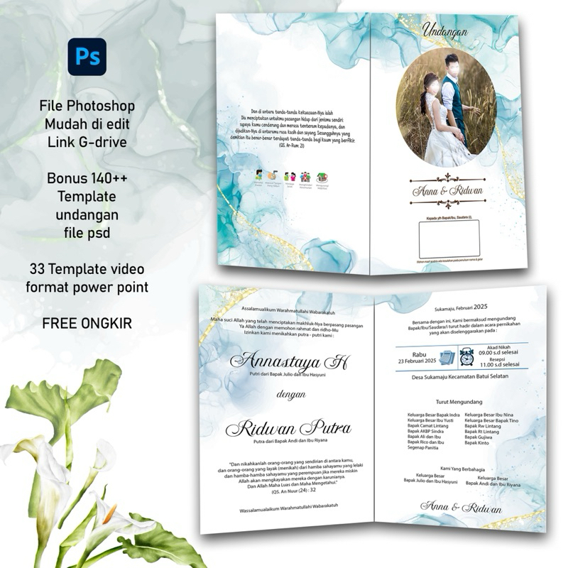 design undangan file psd