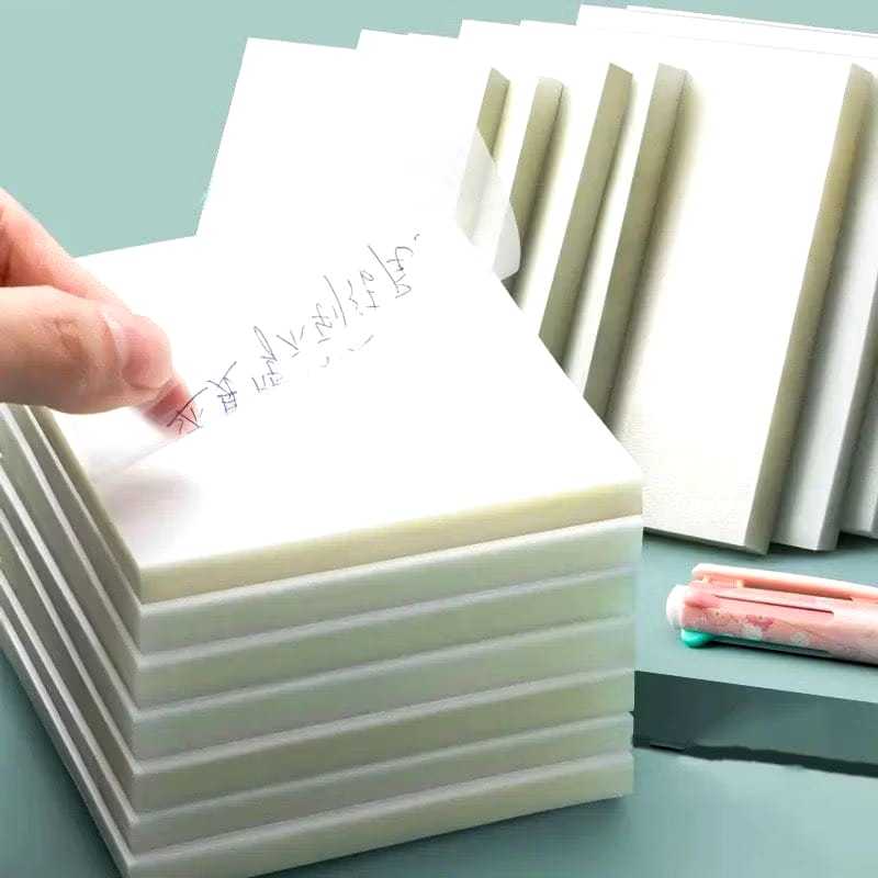 

50PCS STICKY NOTES TRANSPARAN TAHAN AIR/KANTOR/SEKOLAH/DAPAT DITULIS DAN TEMPEL