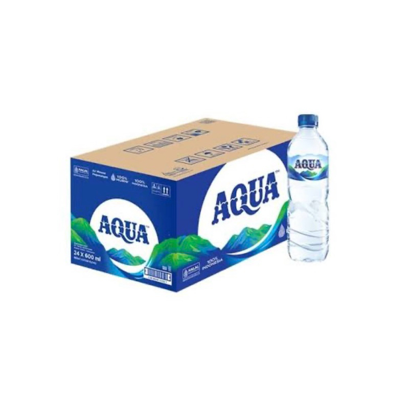 

Aqua 600ml 24 botol