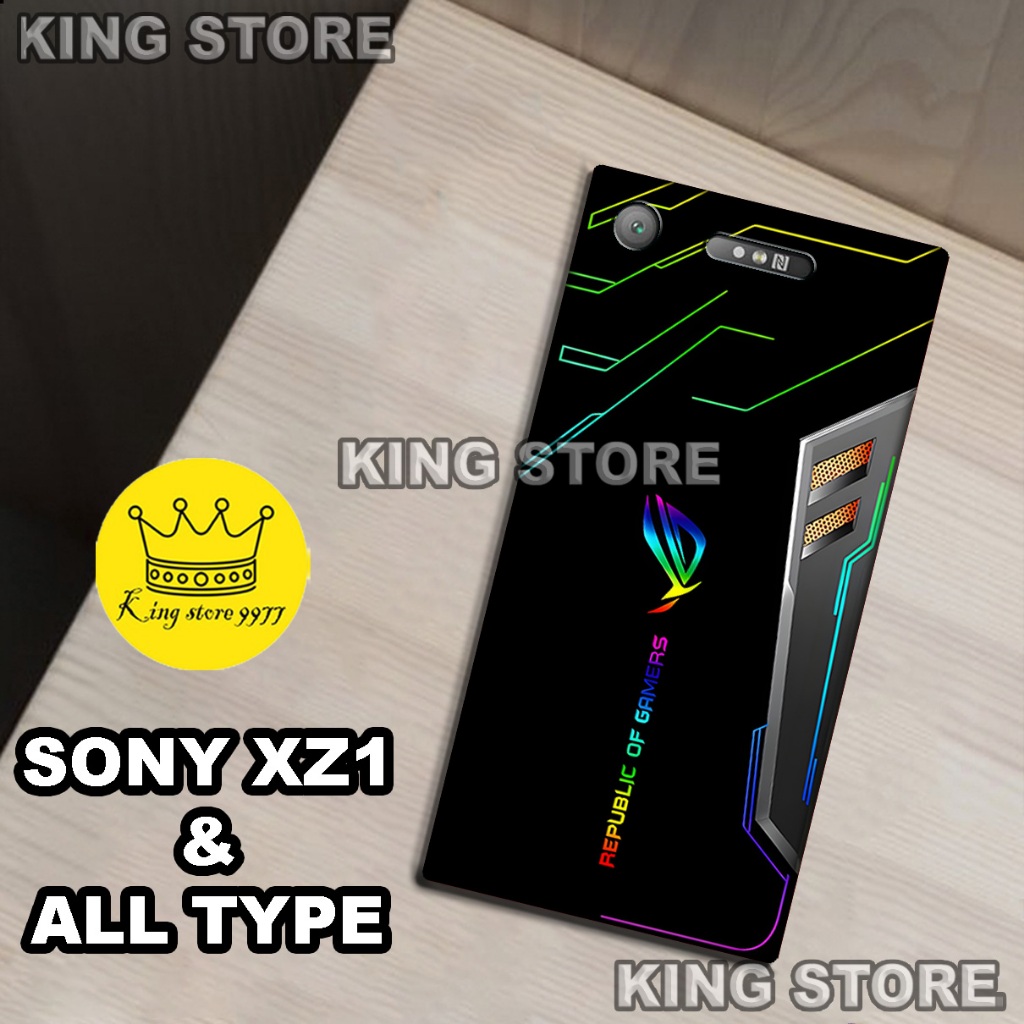 (KS21)  Softcase karet untuk SONY XZ1 Motif gambar karakter Cowok/casing SONY XZ1 terbaru/kesing hp/