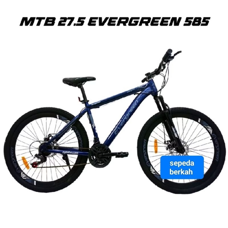 sepeda gunung sepeda MTB 27,5 Evergreen ranger 585H,545H 3x8 speed rem cakram