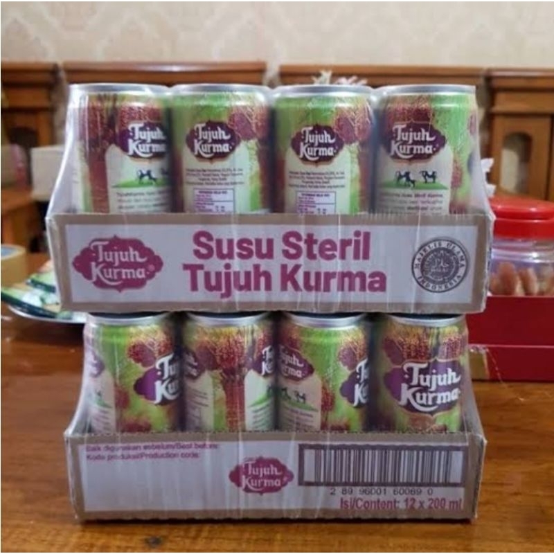

Susu Steril Tujuh Kurma 1 Karton isi 12 Kaleng @ 189 ml