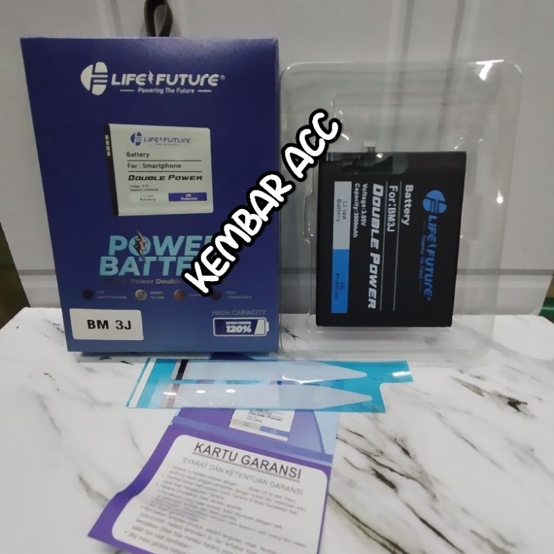 LF ~ Baterai BM3J/BM 3J Xiomi Mi 8 Lite/Mi8 Lite/baterai batre batrai Life future double Power
