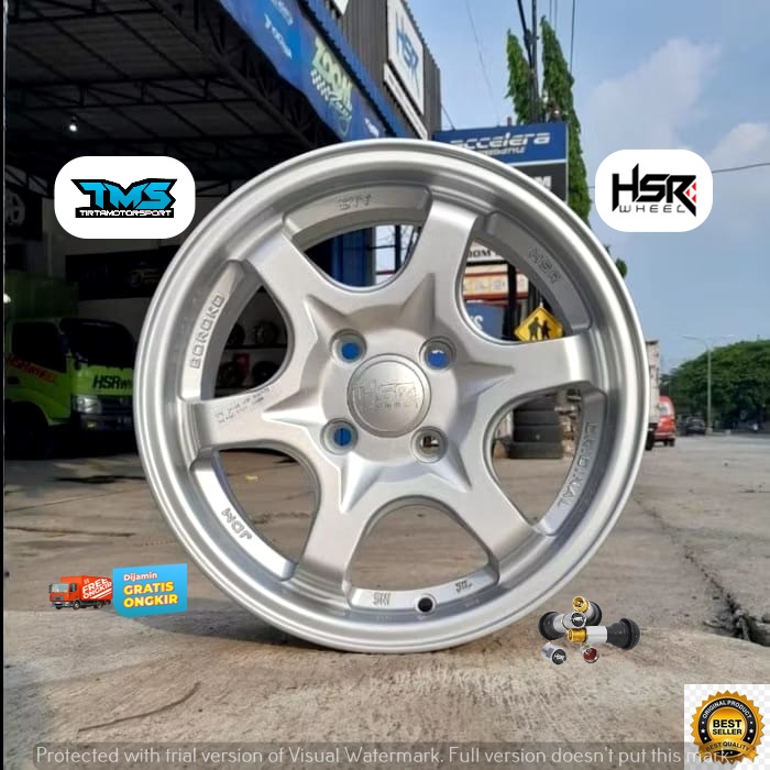 SUPER HEMAT Velg Racing Avanza Xenia Kijang Evalia Accent Proton Carry RING 14 Pcd 114.3 HSR STY