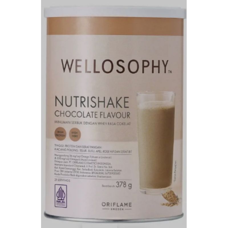 

43940 Wellosophy Nutrishake Chocolate Flavour 278 gr