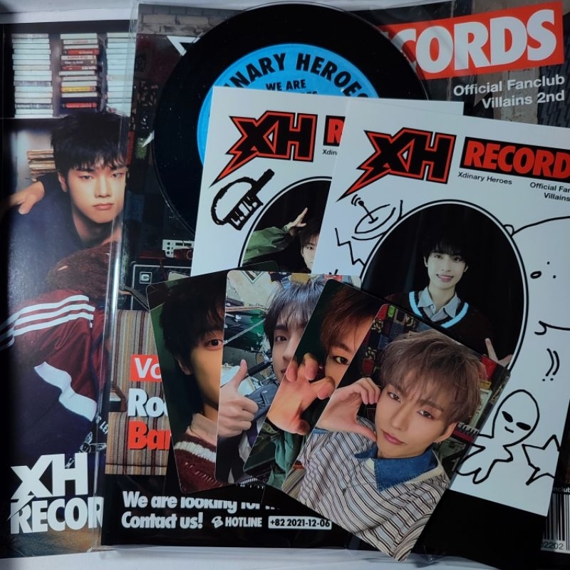 XDINARY HEROES FANKIT OFFICIAL FANCLUB VILLAINS 2ND