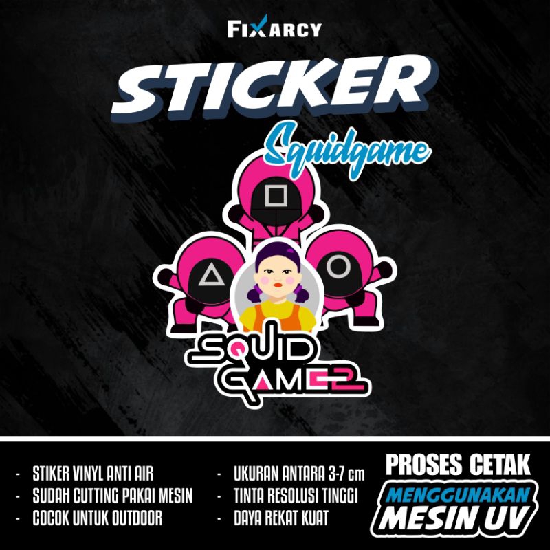 

STICKER PACK STIKER SQUIDGAME stiker Tumbler Laptop Scrapbook