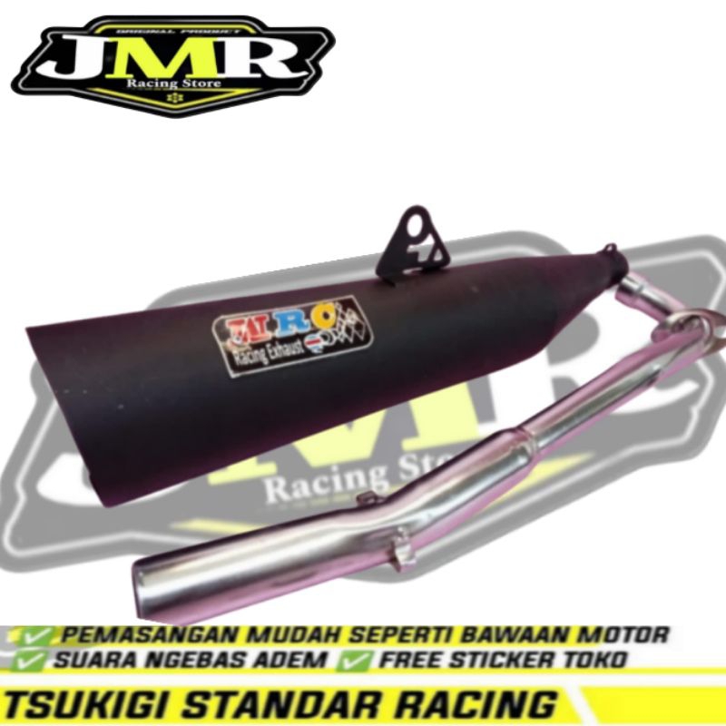 knalpot standar racing WRC full bass adem cocok untuk harian karisma,supra-x125,Blade,Revo absolut,J