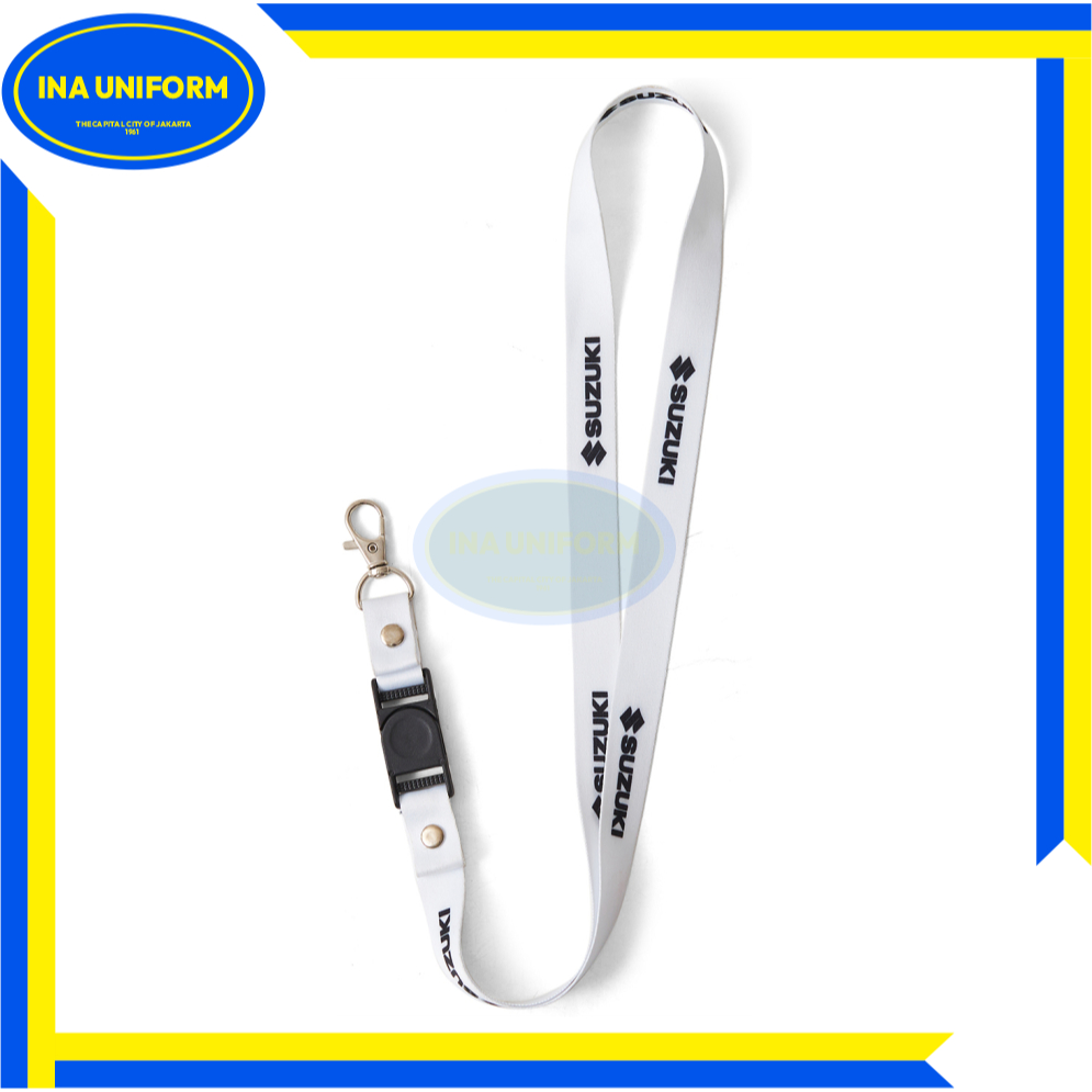 

Tali Lanyard ID Card Suzuki Putih