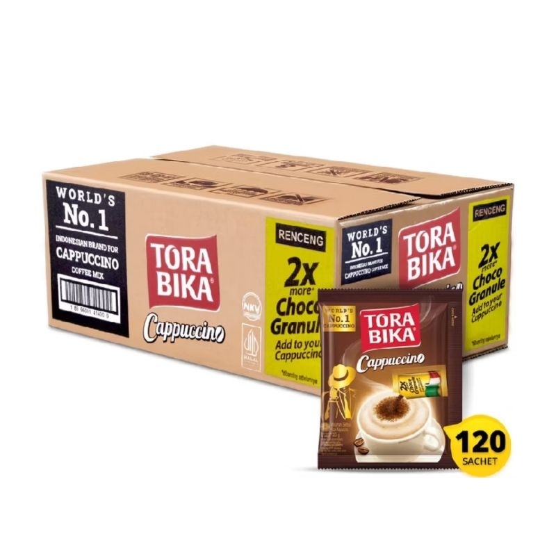 

TORABIKA CAPPUCCINO RENCENG DUS (12X10X25g)