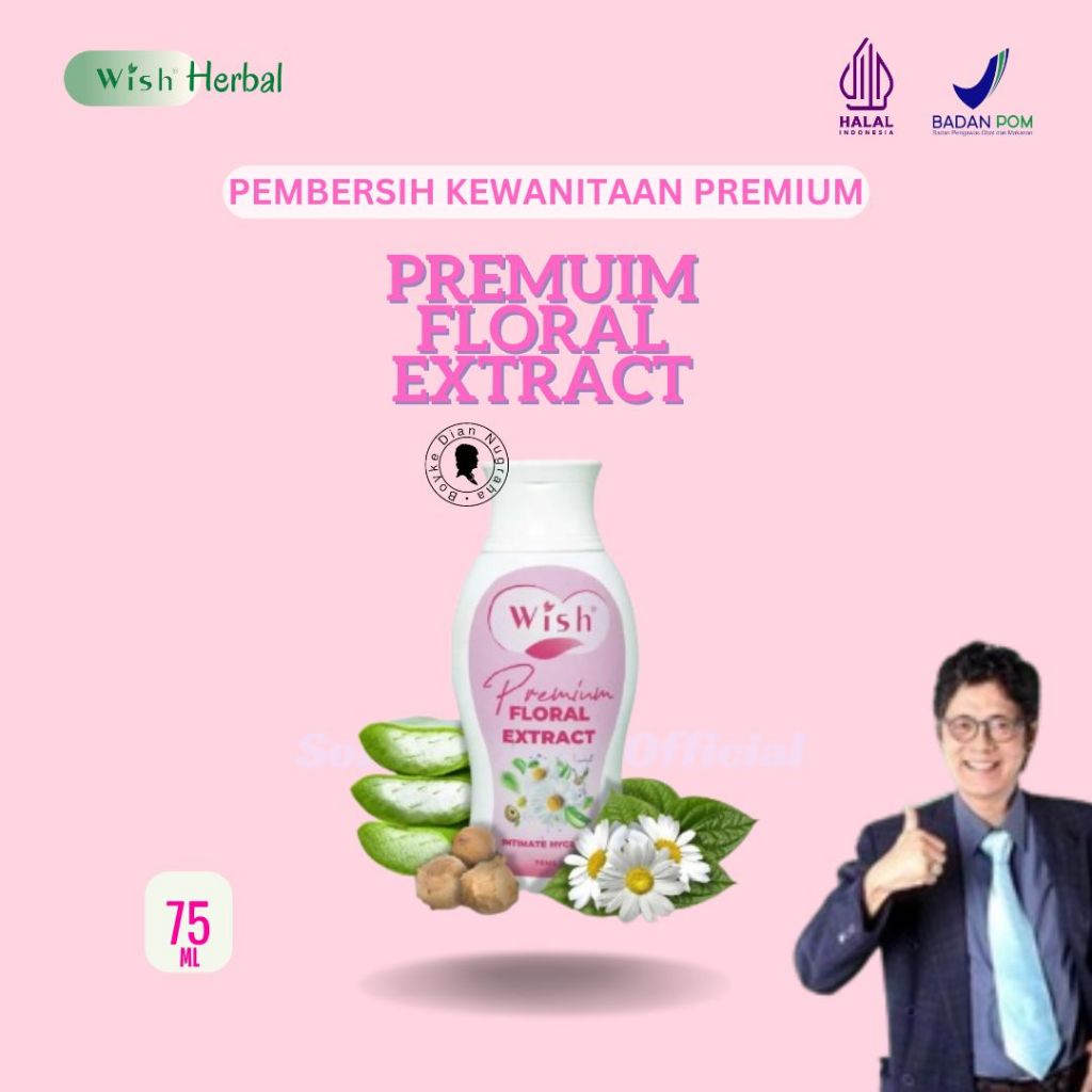 Wish Dr Boyke Intimate Hygiene Extract Floral Sabun Kewanitaan Premium / Sabun Wish Dokter Boyke