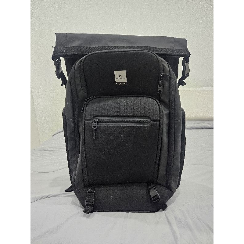 [SECOND MULUS] TAS RANSEL RIP CURL F-LIGHT 40L MIDNIGHT BACKPACK / TAS BACKPACK 40L RIP CURL BLACK O