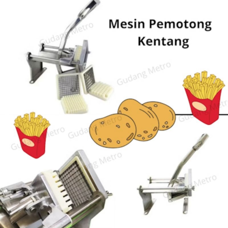 Mesin Pemotong Kentang/Potato stick/Stick kentang/Kentang Goreng/