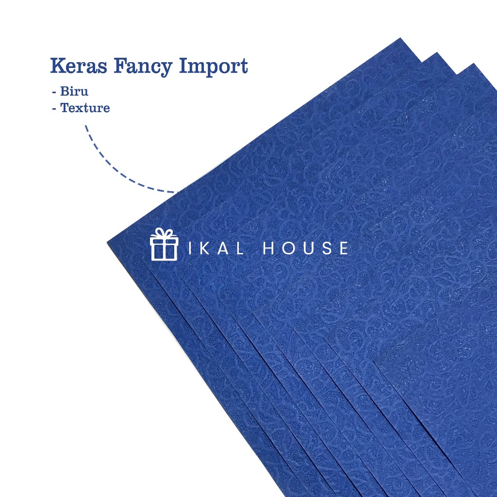 

Kertas Kado Fancy Import Blue 109 x 79cm