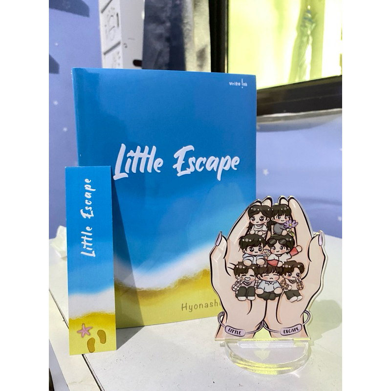 PRELOVED NOVEL LITTLE ESCAPE + FREEBIES BY HYONASHI. NOVEL ORIGINA
