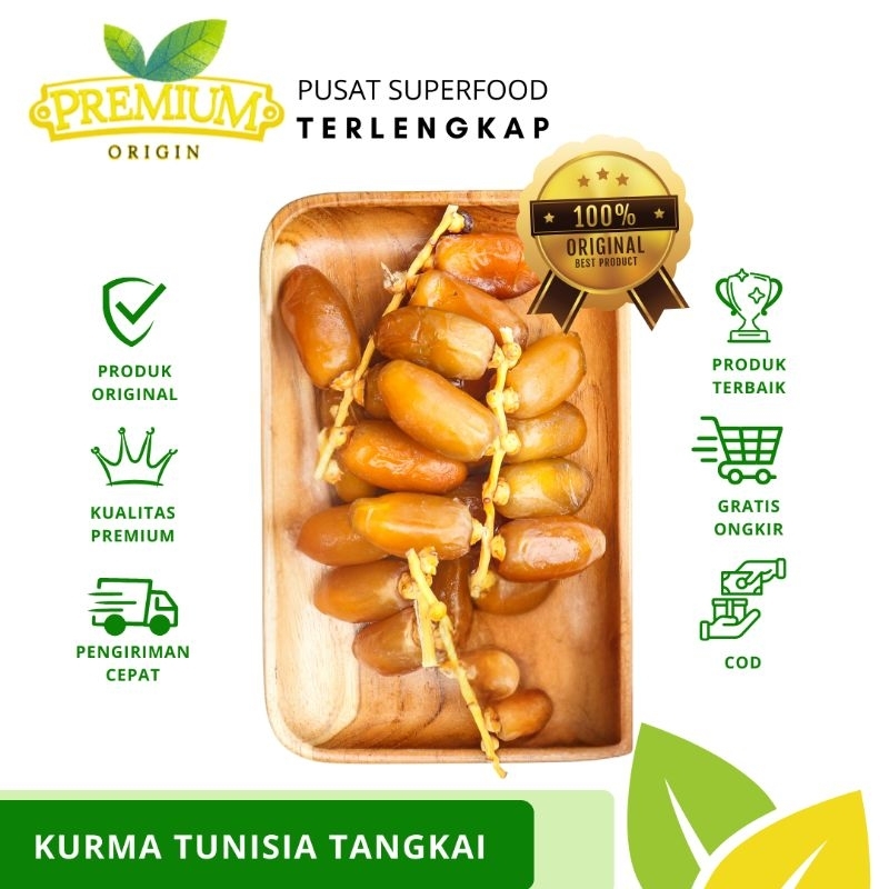 

Kurma Tangkai Palm Frutt 500gr | Kurma Tunisia | Kurma Tangkai Premium