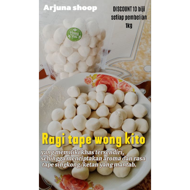 

Ragi tape singkong dan ketan,