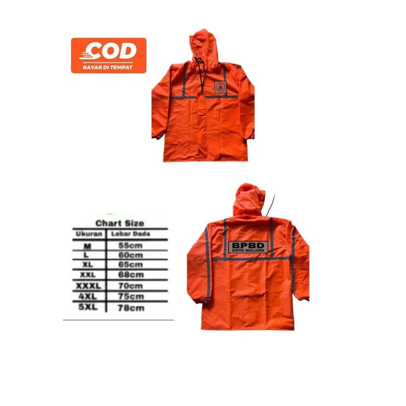 JAS HUJAN SETELAN BPBD RAINCOAT ANTI AIR