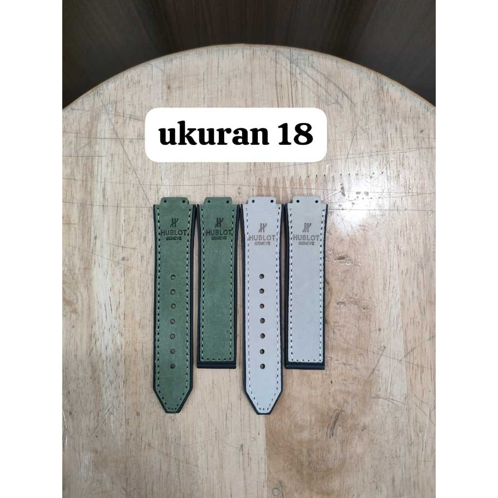 Tali Jam Tangan Hublot / Strap Jam Tangan Hublot Ukuran 18