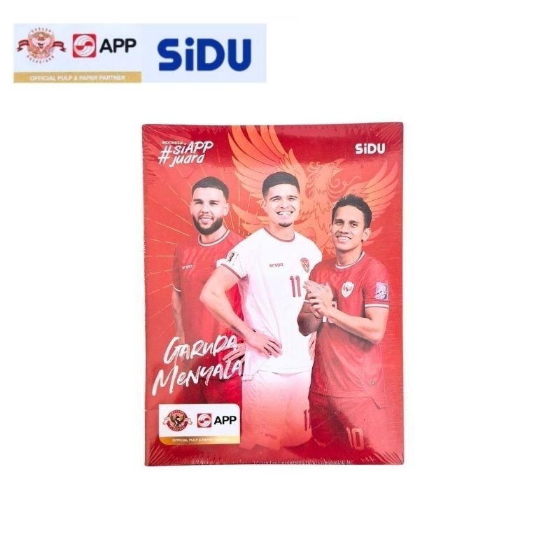 

Buku tulis SIDU 38 LEMBAR edisi timnas dan karakter/buku tulis sidu 38 lembar isi 10 pak