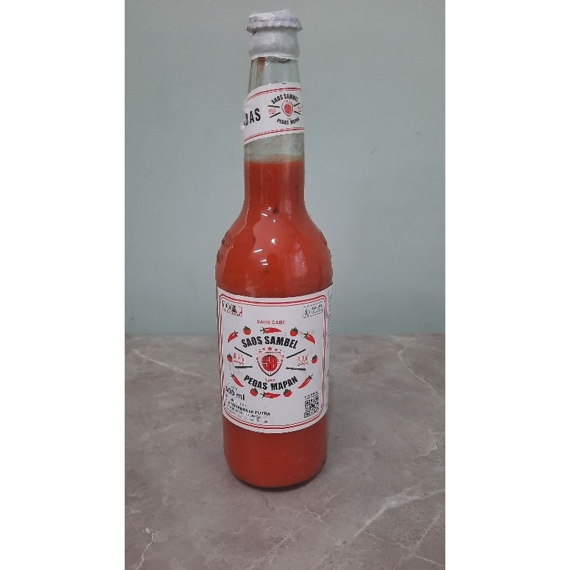 

Sauce Sambal peda Mapan atau lima delapan