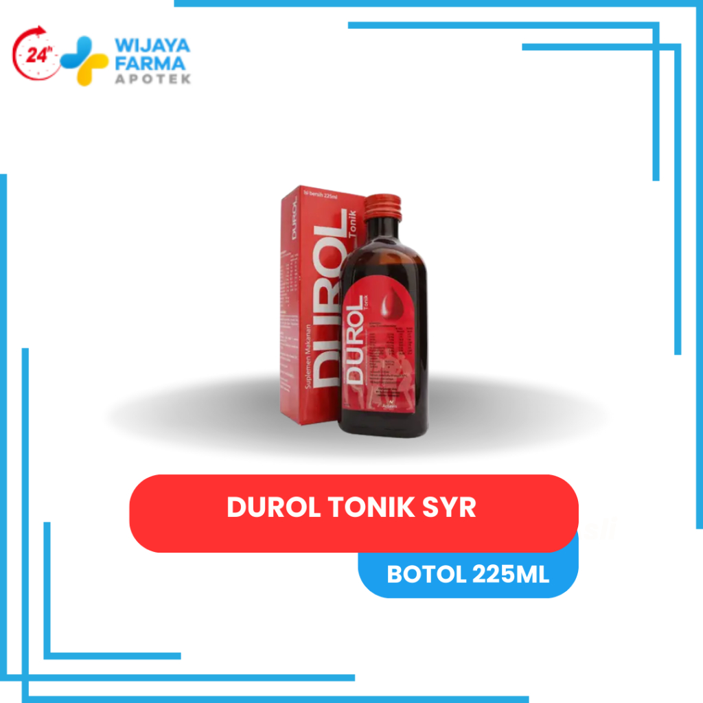 

DUROL TONIK SYRUP 225 ML BOTOL