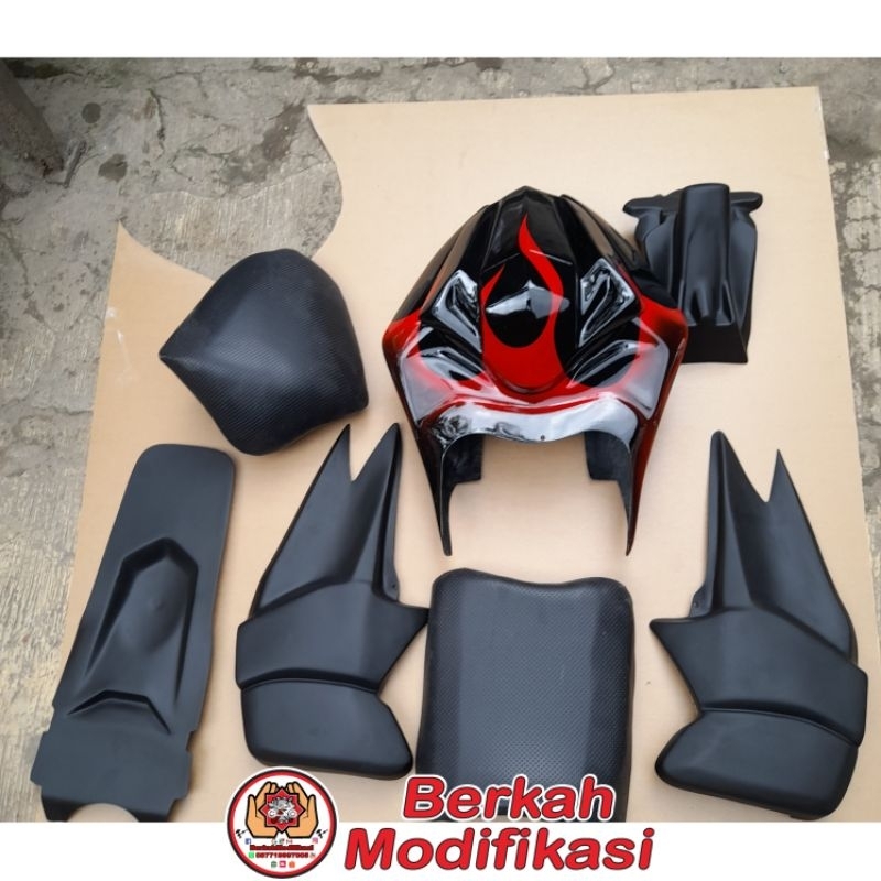 Body Belakang Model Ninja 250FI PNP Yamaha Byson Karbu 2010-2014