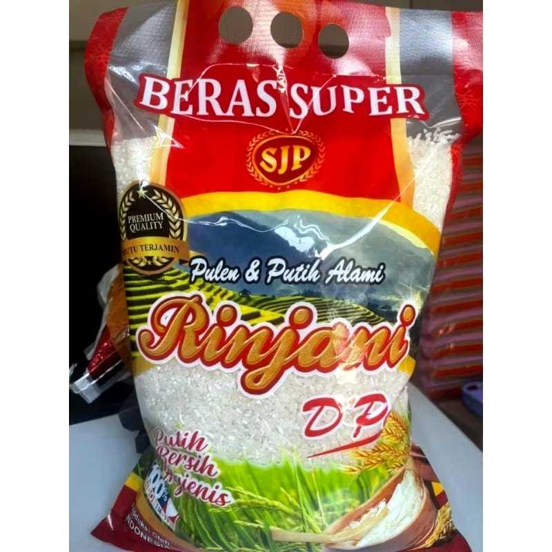 

RINJANI D'PULEN BERAS PREMIUM KEMASAN 5L TERMURAH / PROMO BERAS SPESIAL KUALITAS PREMIUM KEMASAN 5 LITER