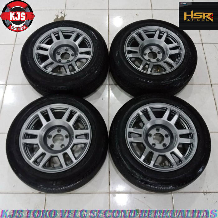 MENJUAL VELG RACING SECOND MODEL OFFROAD MODEL HSR SWAMPERS RING 16 LEBAR 8 RATA PCD 5X114,3 OFFSET 